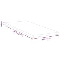 Matraspads Wit 70 x 200 cm Niet-plakkende polyester - thumbnail