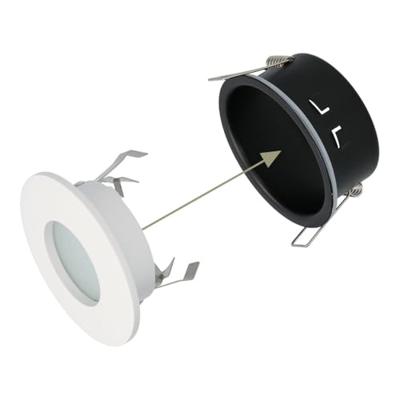 Set van 3 Barcelona - LED Inbouwspots - 5 Watt 400 lumen - 6000K Daglicht wit - GU10 - Dimbaar - Rond - IP44 voor badkamer, buiten en binnen - Wit - thumbnail