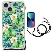 iPhone 14 Plus Case Orchidee Groen - thumbnail