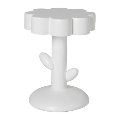 Bijzettafel pop-art flower - wit - ø45x59 cm Bijzettafel pop-art flower - wit - ø45x59 cm