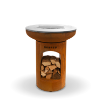 Bonfeu BonBiza Open vuurschaal BBQ - Corten - thumbnail