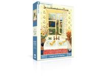 New York Puzzle Company Forget-me-not Spring - 1000 stukjes - thumbnail