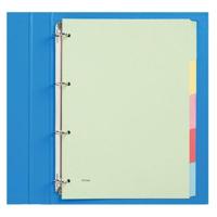 Tabbladen Qbasic 4-gaats karton 5-delig assorti karton | 50 stuks - thumbnail