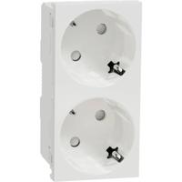 Schneider Electric NU306618 Dubbele contactdoos 1 stuk(s) Wit - thumbnail