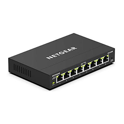 NETGEAR GS308E Ethernet Switch 8 poorten 16 GBit/s - thumbnail