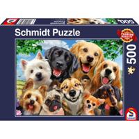 999 Games legpuzzel Honden Selfie 500 stukjes - thumbnail