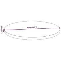 Tafelblad Ø 80x2,5 cm bamboe - thumbnail