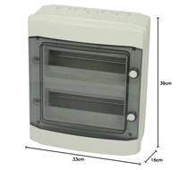 Fibox MCE65 24M 7350005 Behuizing 318 x 383 x 142 x 144 Thermoplast 1 stuk(s) - thumbnail