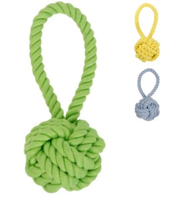 Nobleza Honden touwbal met lus - 18 cm