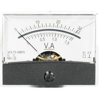 VOLTCRAFT AM-60X46/30V/1,5A/DC AM-60X46/30V/1,5A/DC Inbouwmeter AM-60X46/30 V/1,5 A/DC 30 V/1,5 A Draaispoel - thumbnail