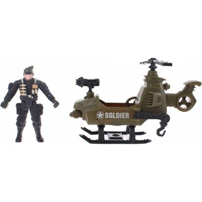 Johntoy leger speelset Army Forces helicopter legergroen Johntoy leger speelset Army Forces helicopter legergroen