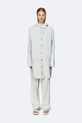 Rains Heren Long Jacket - Off White Rains Heren Long Jacket - Off White
