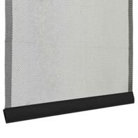 VidaXL Vliegengordijn 100x220 cm polyester mesh zwart - thumbnail