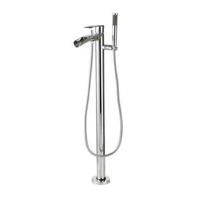 OUTLET BWS Vrijstaande Badmengkraan met Waterval met Handdouche Chroom OUTLET BWS Vrijstaande Badmengkraan met Waterval met Handdouche Chroom