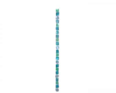 Raamdecoratie van Capiz Schelpen Groen/Turquoise