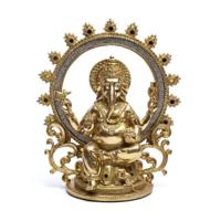 Ganesha Vlammend Aureool (30 cm) - thumbnail