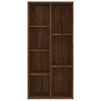 Boekenkast 50x25x106 cm bruin eikenkleur - thumbnail
