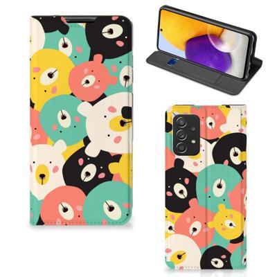 Samsung Galaxy A72 (5G/4G) Magnet Case Bears Samsung Galaxy A72 (5G/4G) Magnet Case Bears