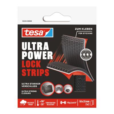 Klittenband tesa ultra powerlock strips 50x25mm 2s | 12 stuks