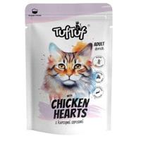 TUF TUF with chicken hearts - nat kattenvoer - 300g - thumbnail