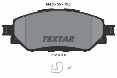 Remblokkenset, schijfrem 2123401