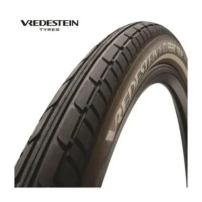 VREDESTEIN buitenband classic tour 28 x 1.50 zwart bruin refl
