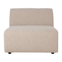 HKliving Jax bank Middle Boucle Taupe - thumbnail