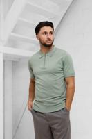 Pure Path Halfzip Polo Heren Lichtgroen - Maat S - Kleur: Lichtgroen | Soccerfanshop - thumbnail