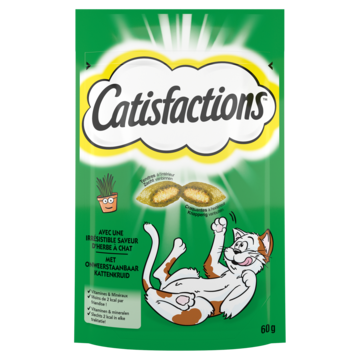Catisfactions kattensnack kattenkruid 60g