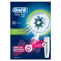 Oral-B PRO 750 CrossAction Oplaadbare Elektrische Tandenborstel Bonusverpakking - thumbnail