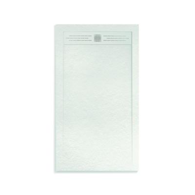 Douchebak Boss & Wessing Veroni Elite 140x90 cm Composietsteen Wit Boss & Wessing