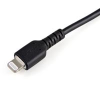Kabel USB naar Lightning Startech RUSBLTMM30CMB USB A Zwart - thumbnail