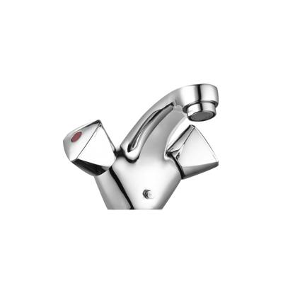 Go by Van Marcke Easy II tweegreepsmengkraan wastafel voor ketting inclusief flexibele slangen en bevestigingsset 185700