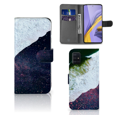 Samsung Galaxy A51 | Book Case | Sea in Space