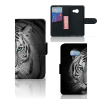 Samsung Galaxy A3 2017 | Telefoonhoesje | Met pasjeshouder | Tijger - thumbnail