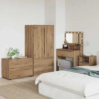 Opbergkast Artisan Eiken 80 x 48 x 57 cm Bewerkt hout - thumbnail