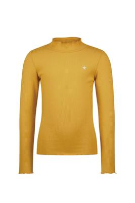 Like Flo winter t-shirt meisjes - geel - Eef - rib - col