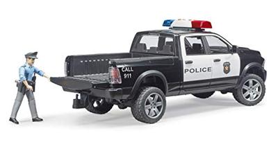 RAM 2500 politievoertuig met politieman van Bruder