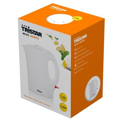 Tristar WK-3372 Waterkoker Aantal/Volume: 1 l Wit Tristar WK-3372 Waterkoker Aantal/Volume: 1 l Wit