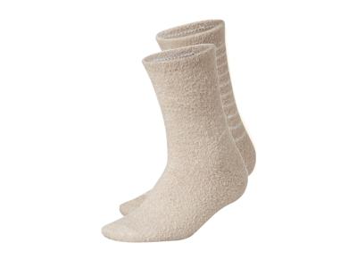esmara Set van 2 paar dames huissokken (Beige, 39-42)