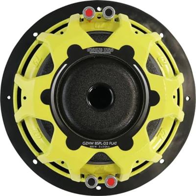 Ground Zero GZHW-8SPL-D2 FLAT subwoofer 8 inch 500 watts RMS DVC 2 ohms