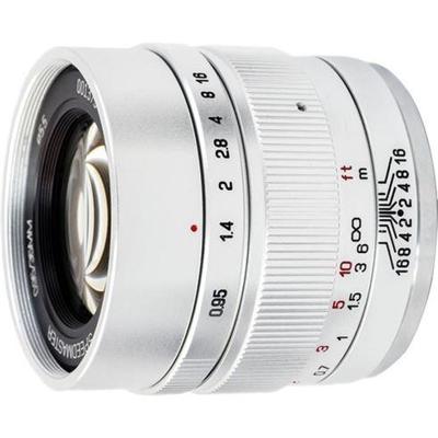 Zhongyi Mitakon 35mm F/0.95 Speedmaster mark II zilver voor EOS M