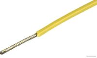 HERTH+BUSS kabel electric cable silicone 0.5 mm yellow 5mtr. - thumbnail