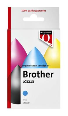 Inktcartridge quantore brother lc3213 blauw