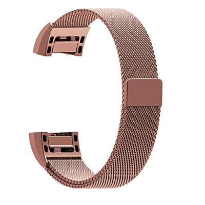 Fitbit Charge 2 milanese bandje - Maat: Small - Rosé goud Fitbit Charge 2 milanese bandje - Maat: Small - Rosé goud