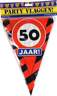 Paperdreams Party Vlag - 50 jaar