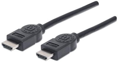 Manhattan 306119-CG HDMI-kabel HDMI Aansluitkabel HDMI-A-stekker, HDMI-A-stekker 1.80 m Zwart 4K UHD Manhattan 306119-CG HDMI-kabel HDMI Aansluitkabel HDMI-A-stekker, HDMI-A-stekker 1.80 m Zwart 4K UHD