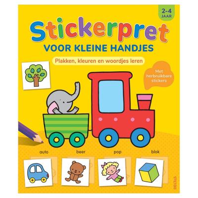 Boek stickerpret kleine handjes (2-4 jaar) Boek stickerpret kleine handjes (2-4 jaar)