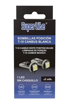 Positielampen voor voertuigen Superlite SMD T10 Can-Bus LED (2 uds)