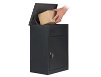 Pakketbrievenbus Edmonton - mat zwart - thumbnail
